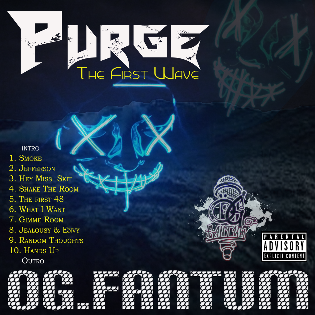 The Purge album is pretty an album that begin with everything and thoughts I have that became a story to tell of some of my experiences and my views on life.  Follow me there's more to tell